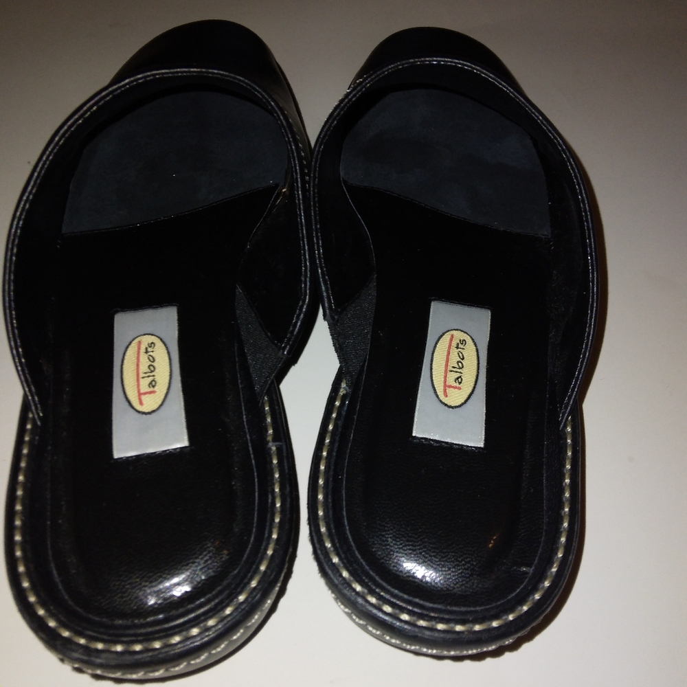 Talbots Black Flat Wedge Mule 7.5M NWOT - Picture 4 of 7
